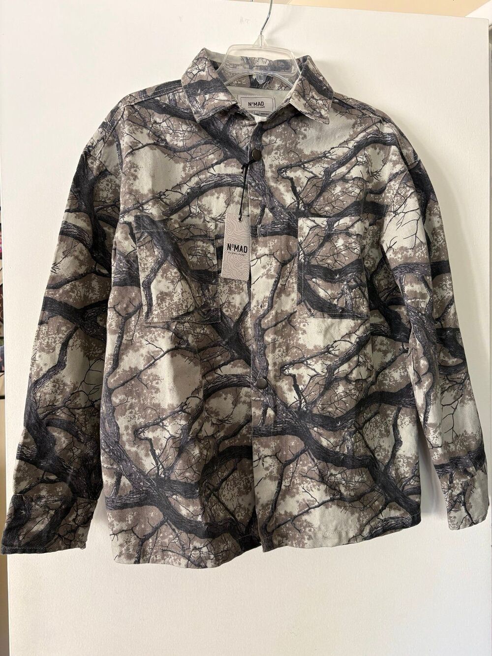 NWT NOMAD Craft Flow Dusty Olive Canvas Shirt Camo Jacket Men S E-BOXER-MN Shack